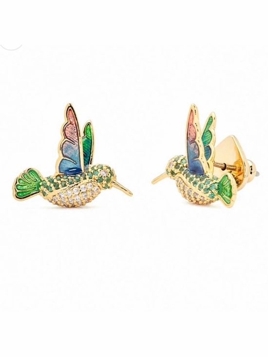 kate spade Jewelry - KATE SPADE • Dazzling Daisies Hummingbird Earrings